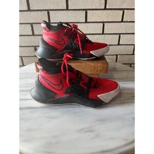 Nike Kids Red Black Basketball Shoes Sneakers CT2866 600 Size 5Y